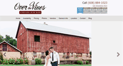 Desktop Screenshot of overthevines.com